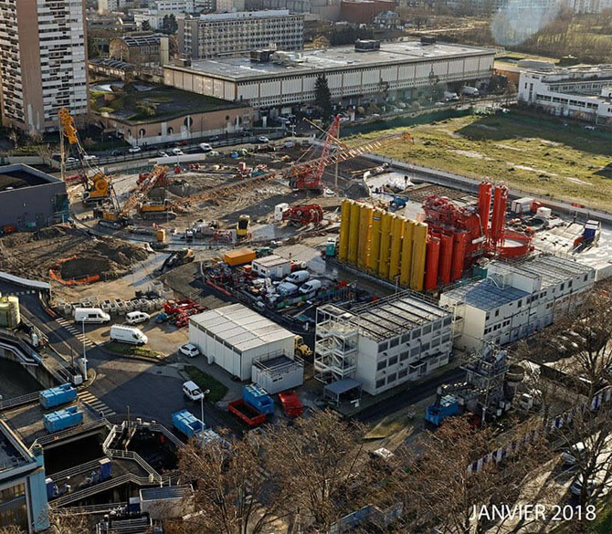 Suivi de chantier , prise de vue aérienne. 